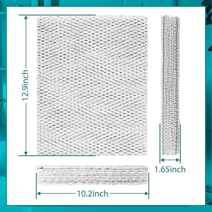 HASMX HC26A1008 Replacement Humidifier Filter Pad for Honeywell HE360, HE-360, HE200A, HE260A, HE260B, HE265A, HE265B, ME360, HE360A, HE360B, HE365A, HE365B Replaces Part Numbers RP3162, A35W (1-Pack) - AquaVibe