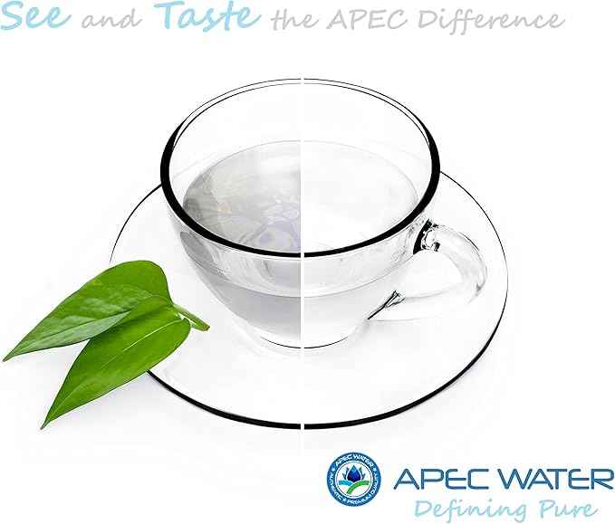 APEC Water Systems RO-CTOP-PH Alkaline Mineral Portable Countertop Reverse Osmosis Water Filter System PH+, Installation-Free, fits Most Standard Faucet