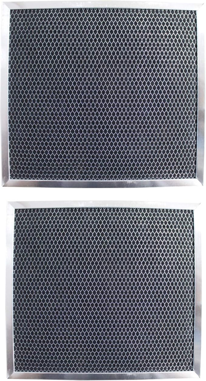Replacement Carbon Filters compatible with GE:WB2X2891 WB2X9760 Broan/Nutone: 99010113 99010187 GEM: RF100 (2-Pack) - AquaVibe