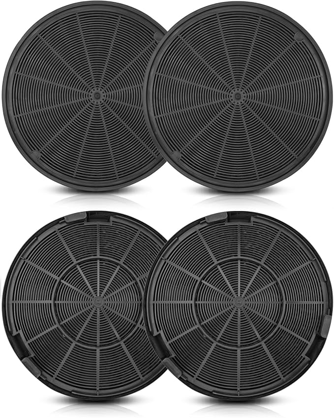 JXCF72 Charcoal Filter Replace WB02X24842 HUIF06UC 11013078, Carbon Filter Fit for GE BOSCH Range Hood JVW5301BJ1TS JVW5301EJ1ES JVW5301EJ2ES JVW5301FJ1DS, 4 Pcs