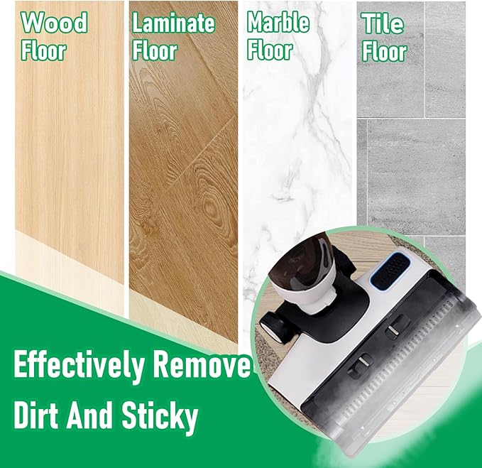 Only Floor ONE S5 Steam Roller Brush Replacement and Vacuum Filter Kit Compatible with Tineco Floor ONE S5 Steam Corded Wet Dry Vacuum Replacement Parts,3 Roller Brushes,3 Filters,1 Cleaner Brush - AquaVibe