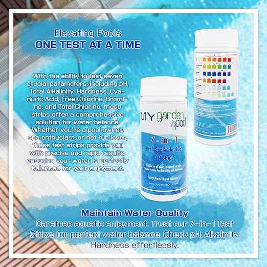 Lamotte Smart 3 Colorimeter Model 1910, Portable Water Quality Analyzer with Pre-Programmed Tests with My Garden Pool 7-in-1 Test Strips and Aquarium/Terrarium Test Strips 100 ct