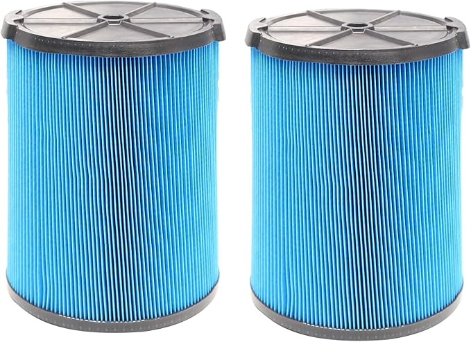 2 Pack 3-Layer VF5000 Replacement Filter for Ridgid Shop Vac 5-20 Gallon Wet Dry Vacuums, fits RV2400A RV2400HF RV2600B WD06700 WD0671 WD0671EX0 WD0970 WD09700 WD1270 WD1450 WD1680 WD1851 - AquaVibe