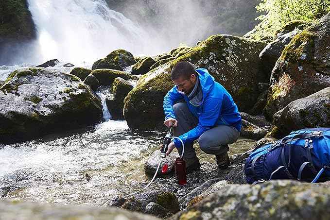 Katadyn Pocket Water Filter for Backpacking, Group Camping & Emergency Preparedness