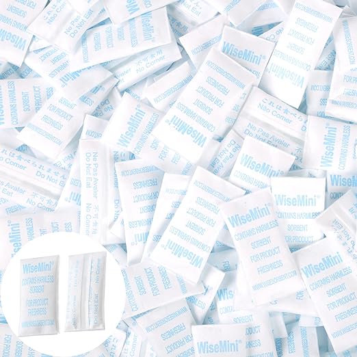 0.25 Gram 3000 Pack Silica Gel Packets, Dessicant Packets, Silica Gel Packs, Moisture Absorbers for Food Storage, Food Safe Desiccant Dehumidifiers