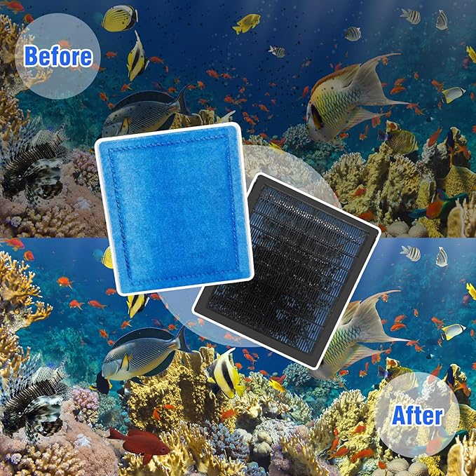9-Pack Aquarium Filter Replacement Cartridges for Marineland Rite-Size C & Aqua-Tech EZ-Change #3,Fit for PRO Power Filters 200/275/350/375 - AquaVibe