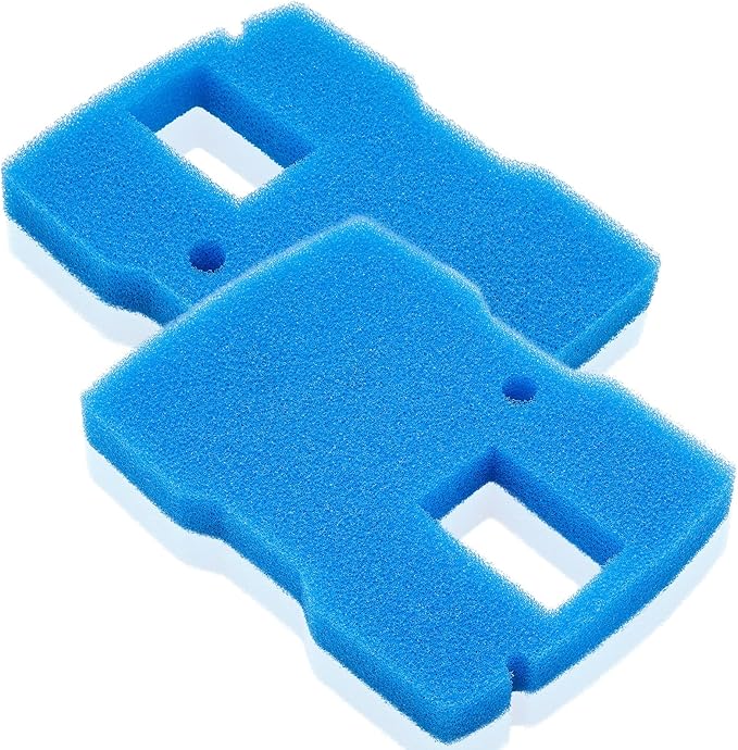 Treela 2 Pcs Replacement Pond Filter Pad Sponge Filter Media Pad for All in One Pond CUF-6000 Filter and 660 GPH Fountain Pump UV Sterilizer, for Outdoor Pond Fountain