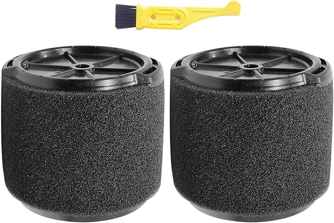 2 Pack VF3700 Replacement Filter for Ridgid for Shop Vac 4-4.5 Gallon Wet Dry Vacuum Cleaner, Fit WS0301VA WS0400DE WS14045 - AquaVibe