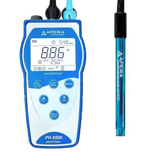 APERA INSTRUMENTS Premium Series PH8500 Portable Handheld pH Meter Kit (AI5520)