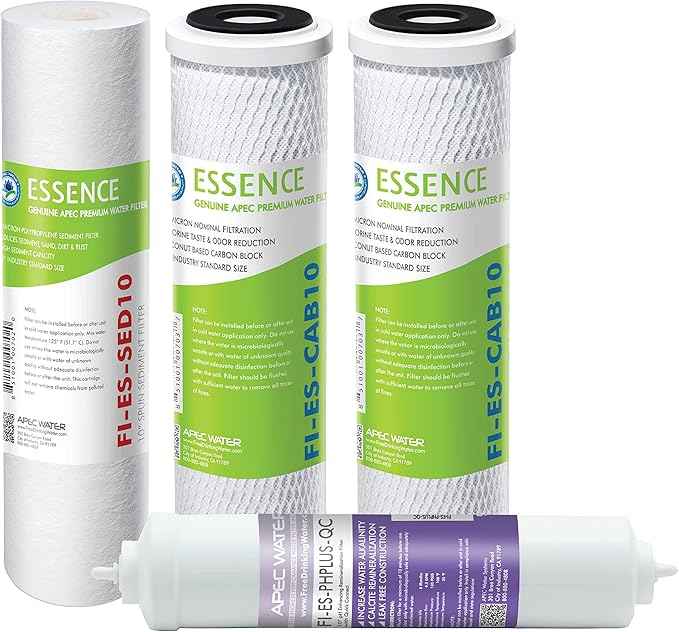 ESSENCE Series High Capacity Replacement Filter Set For ROES-PH75 Reverse Osmosis System
