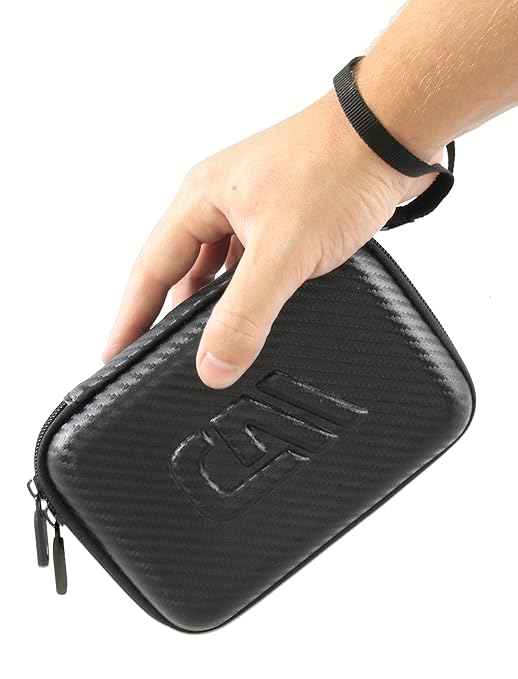 CASEMATIX Travel Case Compatible with Sawyer Mini Water Filter, Squeeze Pouch, Straw and Cleaning Plunger - Hard Shell Carry Case for Water Filter System and Accessories, Case Only