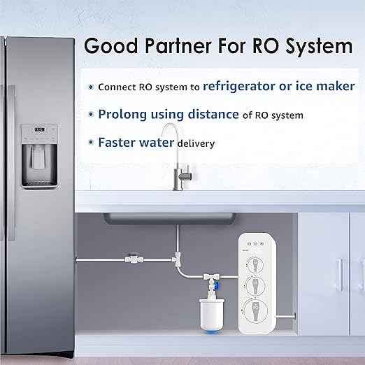 Waterdrop D6 Reverse Osmosis System with PMT Small Pressure Tank, 600 GPD Tankless RO Water Filter System, 2:1 Pure to Drain, Easy Installation, Bundle