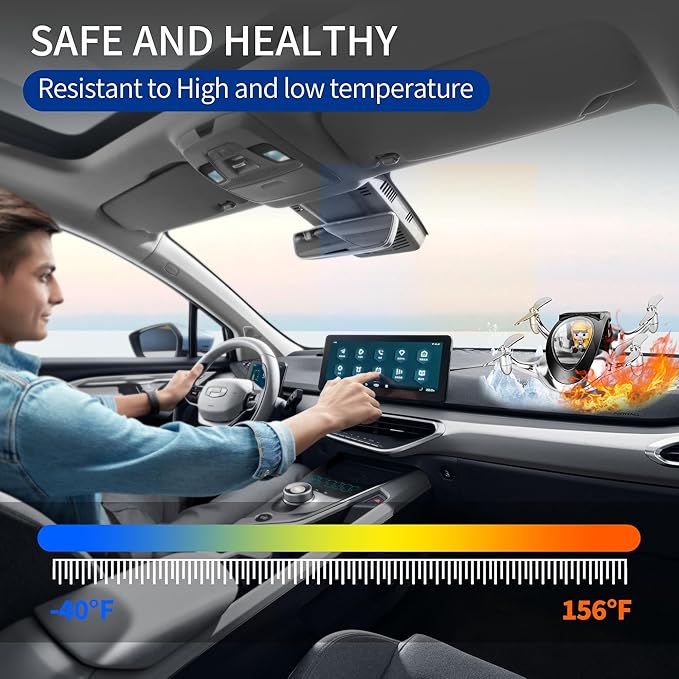 Car Air Freshener, Drone Solar Energy Rotating Aromatherapy Al Alloy Diffuser,Long-Lasting Fragrance, Interior Decoration Accessories Diffuser for Car and Home（Sliver）