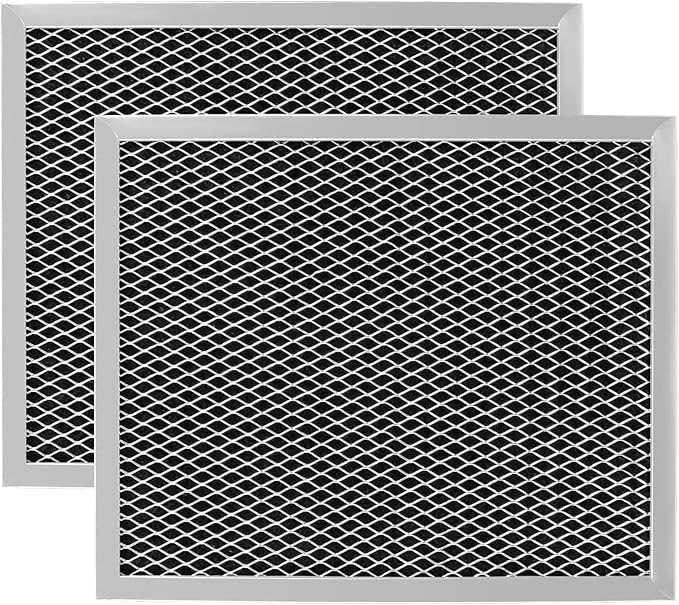 97007696 Replacement Filter For B-Roan - 10.5 X 8.75 Range Hood Filter Compatible with Stove Vent Fan With Aluminum Mesh Charcoal Combo By Funmit- Replaces 6105c 97007697-2 Pack - AquaVibe