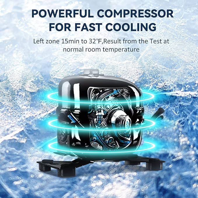 EUHOMY 12 Volt Refrigerator, 35Liter(38qt) Car Refrigerator, RV Refrigerator with 12/24V DC and 110-240V AC & Camco TastePURE Camper/RV Water Filter & Hose Protector | Inline Water Filter Reduces