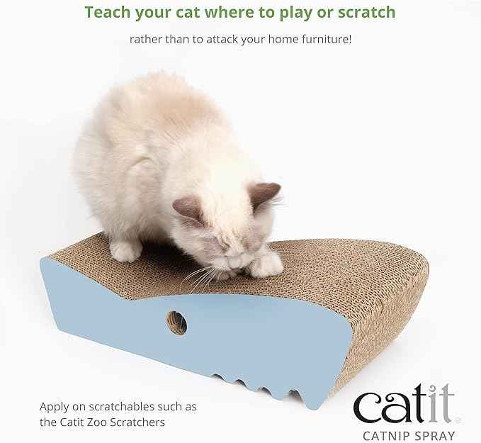 Catit Catnip Spray for Stimulating Indoor and Outdoor Cats