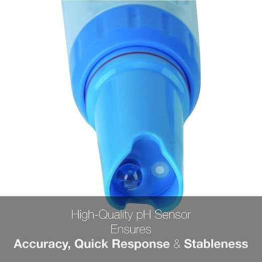 Apera Instruments AI311 Premium Series PH60 Waterproof pH Pocket Tester Kit, Replaceable Probe, ±0.01 pH Accuracy, Lcd display