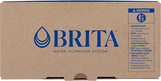 Brita Small 6 Cup Water Filter Pitcher, 1 BritaPlus Filter, Metro, Clear (Package May Vary)