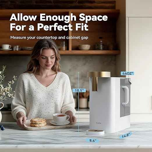 NatureFlow F40 SE Reverse Osmosis Water Filter Countertop with UV, Natural Remineralization,10-Stage RO Filtrations, 4:1 Pure to Drain, pH9 Alkaline Water Purifier,BPA Free,NSF/ANSI/UL/FDA