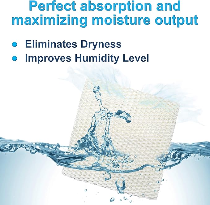 HQRP Humidifier Wick Filter for Duracraft DH831 DH4C DH83 DH-831 DH-4C DH-83 Humidifiers Coaster