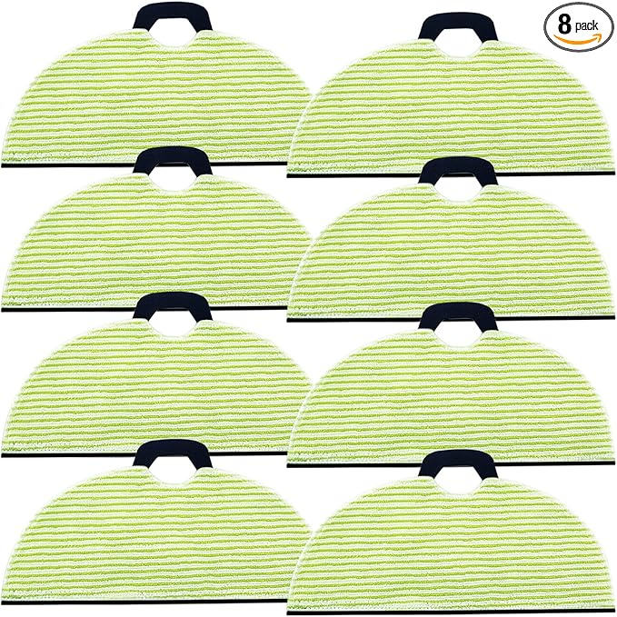 8 Pack RV2610WA Vacuum Mop Replacement Pads for Shark RV2610WA AV2610WA RV2620WD AV2620WD RV2610WD RV2610WD RV2610WFUS RV2410WD AI Ultra 2- in-1 Robot Vacuum Cleaner - AquaVibe