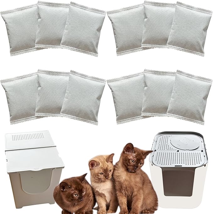 Activated Charcoal Filters Refills for Modkat Flip Litter Box, Odor Filters for Modkat XL Litter Box (6 Pack)
