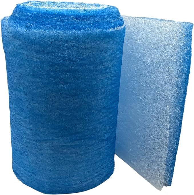 wioboy Paint Booth Exhaust Filter Roll (30" x 200ft), Spray Booth Filter, Fiberglass Paint Arrestor for Air Filter System(18 Gram)