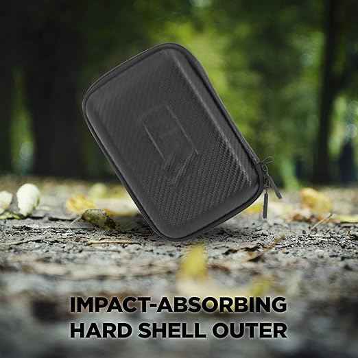 CASEMATIX Travel Case Compatible with Sawyer Mini Water Filter, Squeeze Pouch, Straw and Cleaning Plunger - Hard Shell Carry Case for Water Filter System and Accessories, Case Only