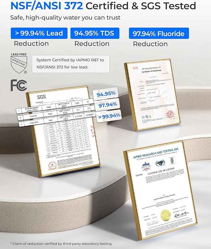 [Instant Hot] Waterdrop CoreRO Reverse Osmosis System, NSF/ANSI 58 & 372 Certified, 6 Stage, Hot & Ambient Countertop RO Water Filter, No Installation Required, 3:1 Pure to Drain, WD-C1H