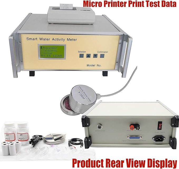 Food Water Activity Meter Monitor with 0-0.980aw No Condensing Water Activity Measurement Range
