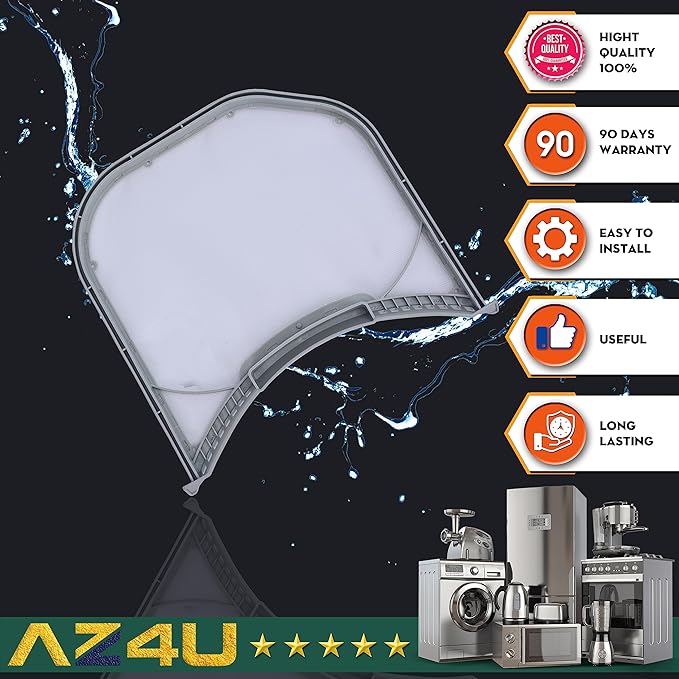 Dryer Lint Filter Screen Trap Replaces For LG DLE3400W DLE3500W DLE3170W DLE2701V DLE3050W DLE3180W DLE3360W DLE3400 DLE3075W DLE317DW DLE2601W DLE2601R DLE4970W DLE3600V DLE3300W DLEX3250R DLEX3370 - AquaVibe