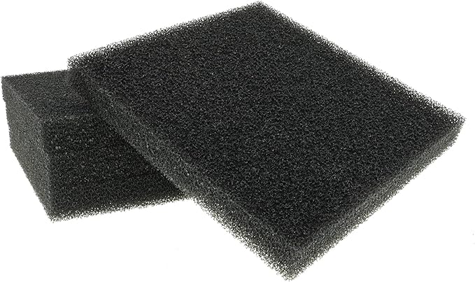 ALEGI 4 Pieces Aquarium Filter Foam Sponges Pad, Fish Tank Bio Sponge Coarse Sheet Filter Media Pad, Cut-to-Size Foam for Pet Filters (9x9x1 Inch 4 Pcs)