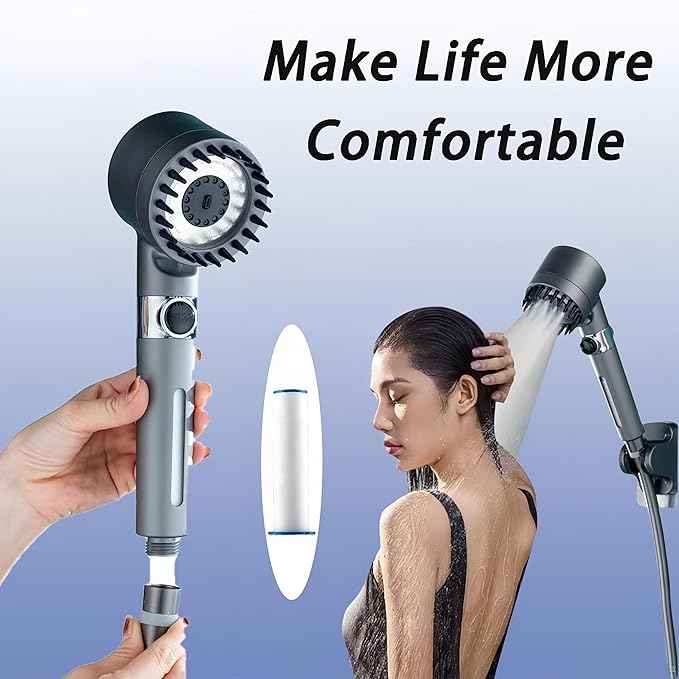 10Pcs Shower Head Filter Drivese, 2.75 Inch Ion Shower Dropse Head Filter PP Cotton Replacement Cartridge, Water Filter Core Cotton For Handheld Showerheads.