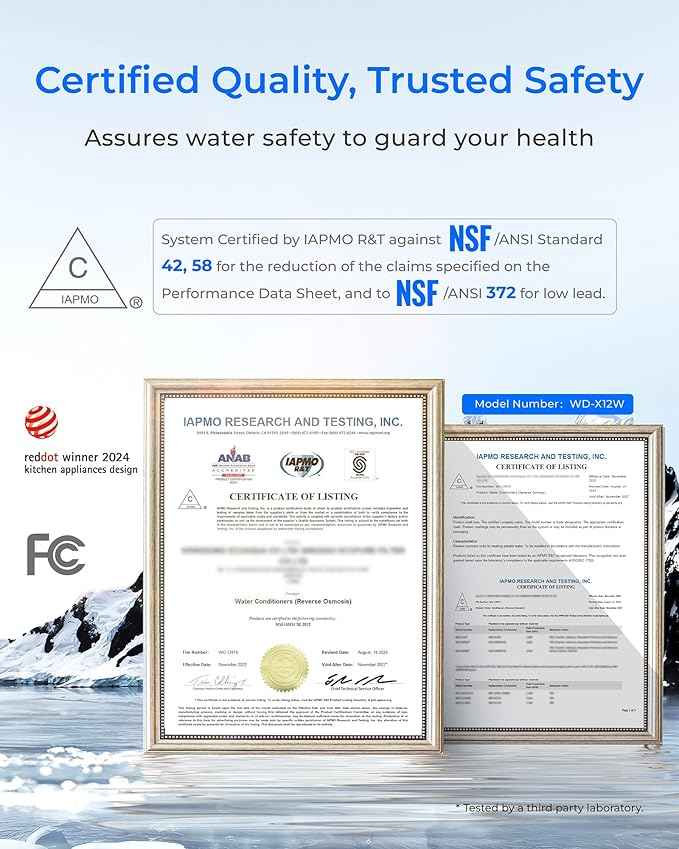 [ Dual Flow ] Waterdrop X12-PRO 1200 GPD Reverse Osmosis Water Filter, Alkaline Mineral pH+, NSF/ANSI 58&372 Certified, Tankless Reverse Osmosis System, 11-Stage, Smart Faucet, BPA Free