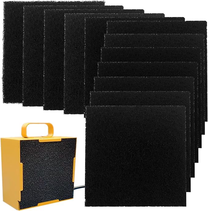 12 Pack Activated Carbon Filter Replacement Refills for KOTTO Solder Smoke Absorber Fume Ventilation Extractor, Compatible with DIY Fume Extractor with 4.7