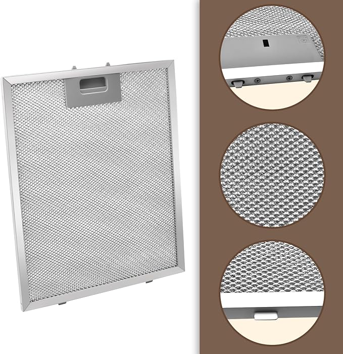 2Pcs Universal 12-5/9" x 10-1/5" Range Hood Charcoal Filter - AquaVibe