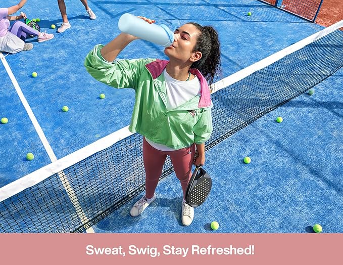 POWCAN 26 oz Insulated Water Bottle with 2-in-1 Straw and Spout Lid, Keep Cold 24H, Leak-Proof, Fits in Car Cup Holder, Stainless Steel Water Bottle for Sports, Travel, Gift, and School (Bow Crush)