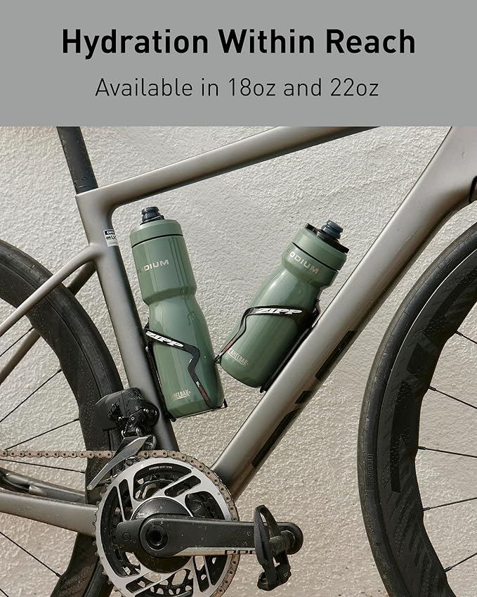 CamelBak Podium Steel Insulated Stainless Steel Bike Water Bottle Stone, 18oz