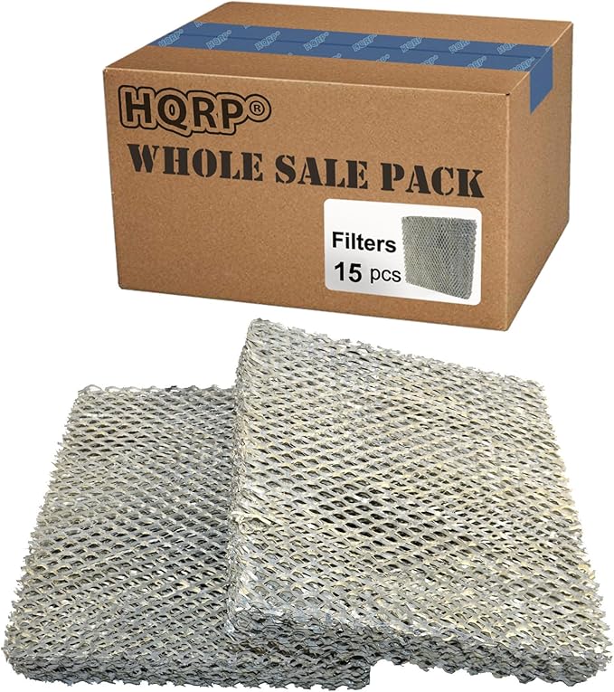 HQRP 15-Pack Water Filter Compatible with Trane/American Standard BAYPAD02A1310A; HUMD300A / HUMD500A / THUMD300ABA00B / THUMD500APA00B Humidifiers 10