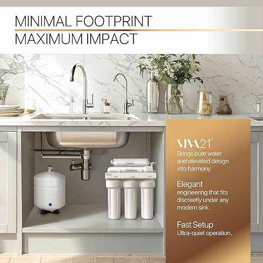 5-Stage Reverse Osmosis System – Premium Under Sink Water Filtration System, Lifetime Limited Parts Support