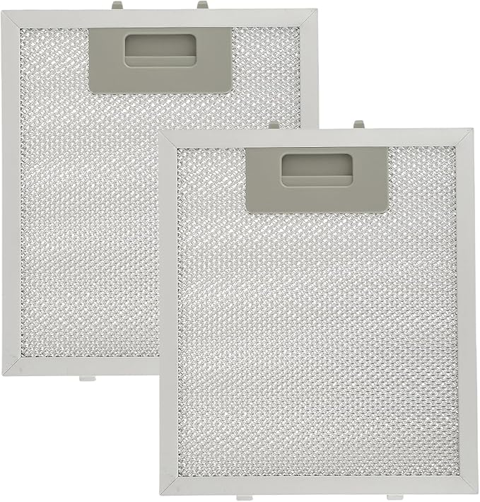 W10915369 Range Hood Filter replacement 5 Layer Aluminum Mesh Hood Grease Filter Fit for Whirlp Kitchen Exhaust Fan Jenn Air Kitchen Aid(2 Pack) - AquaVibe