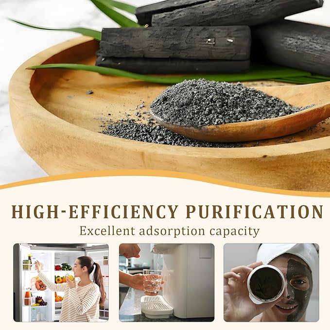 Premium Activated Carbon, 8 Ounces Activated Charcoal Bulk for Aquariums And Fish Tanks, Air Filtration Odor Scrubbing For Grow Tents Hydroponics Aquariums Ponds -Keep Water Crystal Clear (8 Ounces)