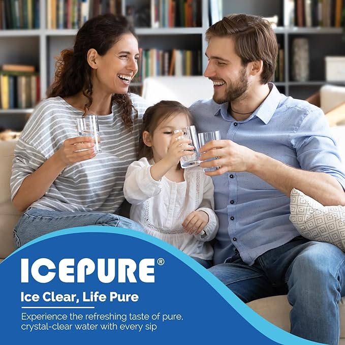 ICEPURE DA29-00003G Refrigerator Water Filter Replacement for Samsung DA29-00003B DA29-00003A DA29-00003D, Aqua-Pure Plus HAFCU1 RSG257AARS RFG237AARS RFG297AARS RS22HDHPNSR WF289 WSS-1 RWF1100A 2PACK