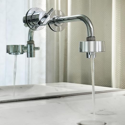 Tappwater EcoPro Compact - Smallest Tap Water Filter Available, Filters 100+ substances. 5 Stage Nanotechnology Water Filtration System. Faucet Water Filter (Chrome)