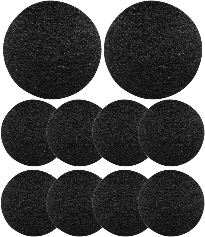 Filter Sponge Replacement Accessories Fit for Neabot Neakasa P1 Pro Pet Grooming Kit & Vacuum, 3.74'' Diameter Circle 10 pack - AquaVibe
