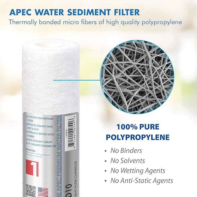 APEC Water Systems Filter Set with Inline Carbon Filter