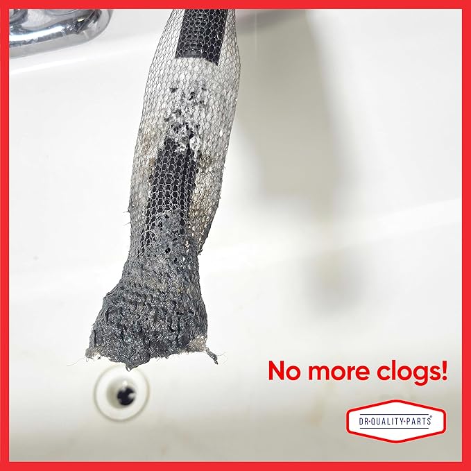 Washing Machine Lint Trap – Stainless Steel Hose Filter, Mesh Drain Catcher, Washer Sock Lint Remover, Rust-Free Snare Laundry Filter with Nylon Cable Ties, 29cmx6.5cm – 40-Pack