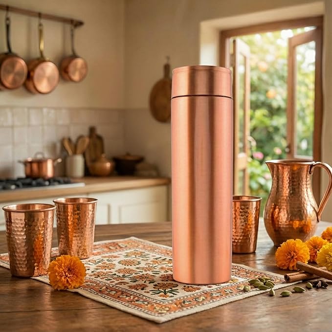 Copper Water Bottle A Leak Proof Ayurvedic Pure Copper Vessel