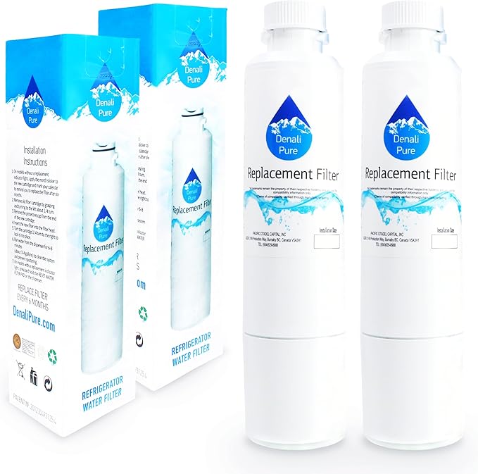 2-Pack Replacement for Samsung DA29-00019A Refrigerator Water Filter - Compatible with Samsung DA29-00019A Fridge Water Filter Cartridge