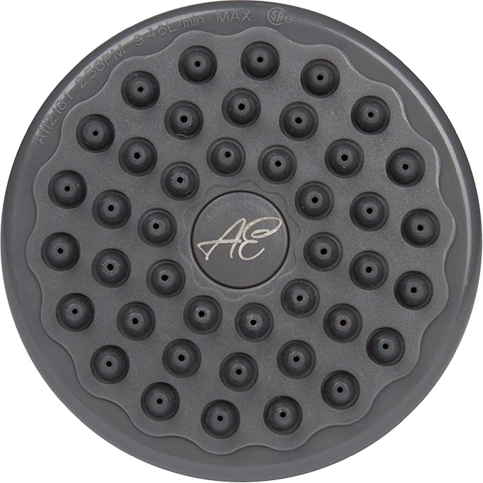 Aqua Elegante 3 Inch High Pressure Shower Head - Best Pressure Boosting, Wall Mount, Bathroom Showerhead For Low Flow Showers, 1.8 GPM - Oil-Rubbed Bronze & California Certified - AquaVibe